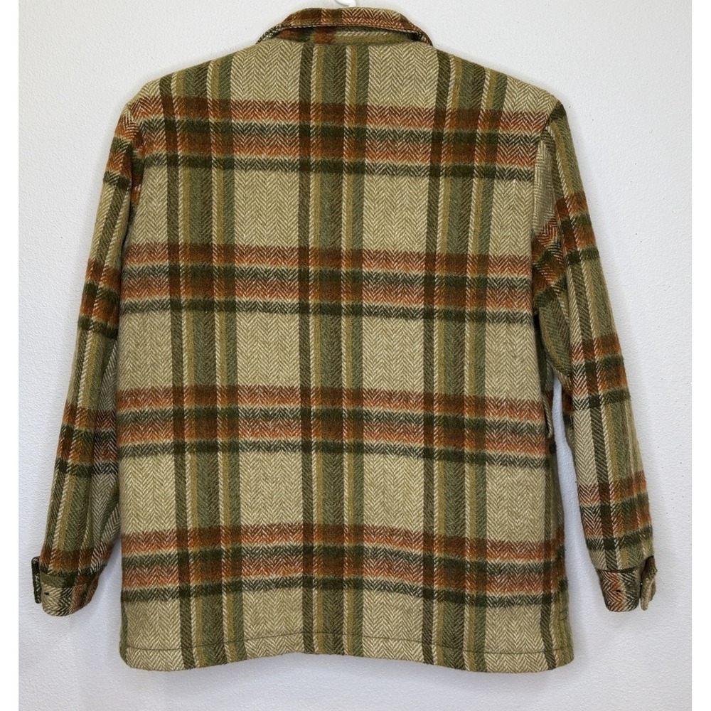 Vintage McGregor Wool Mackinaw Jacket 44 Plaid Lumberjack Outdoor USA Made READ - Picture 6 of 8